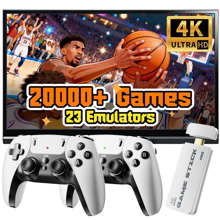 GENERICO Consola Retro Hsoigc Stick Pro 64GB 20000 Juegos 4K