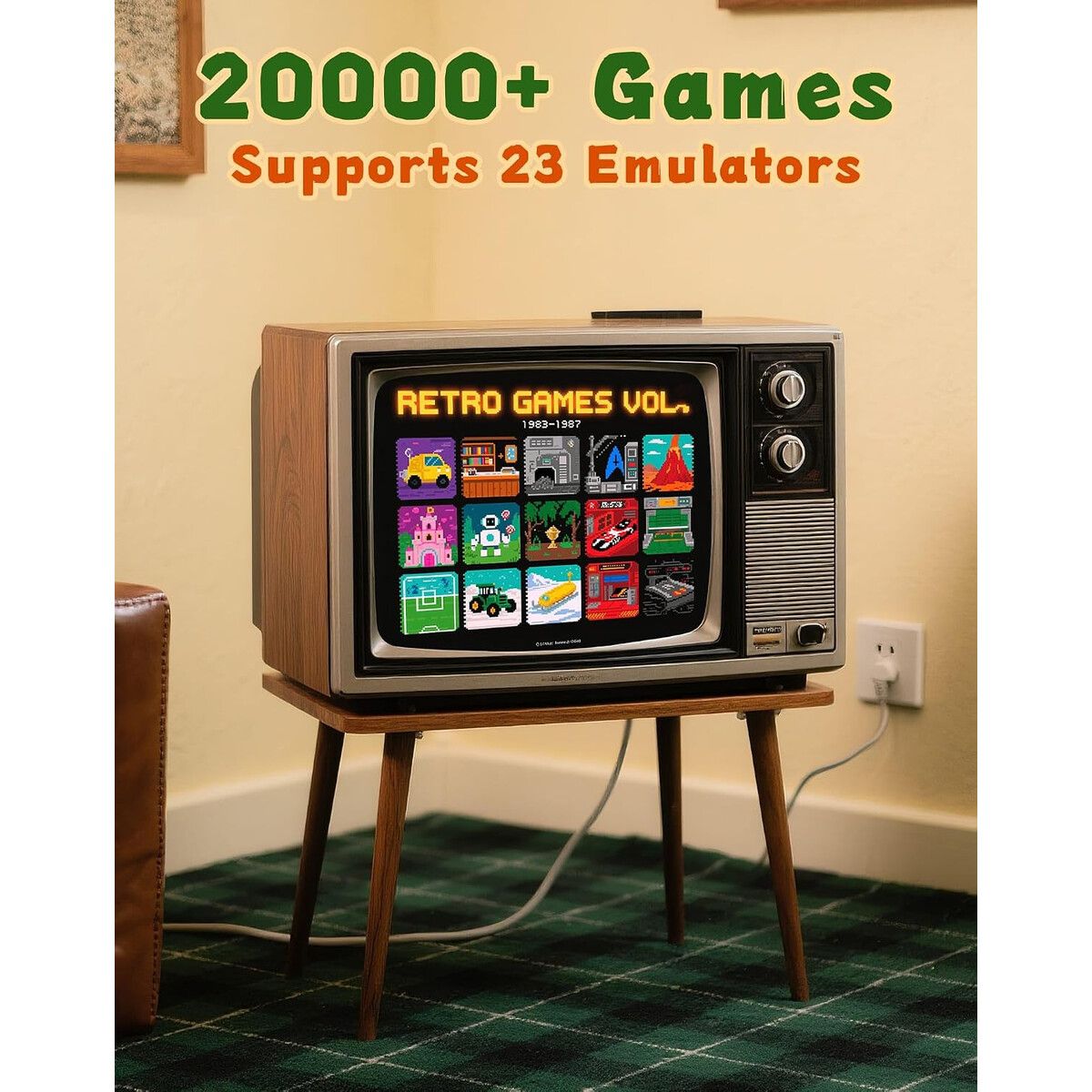 GENERICO - Consola Retro Hsoigc Stick Pro 64GB 20000 Juegos 4K