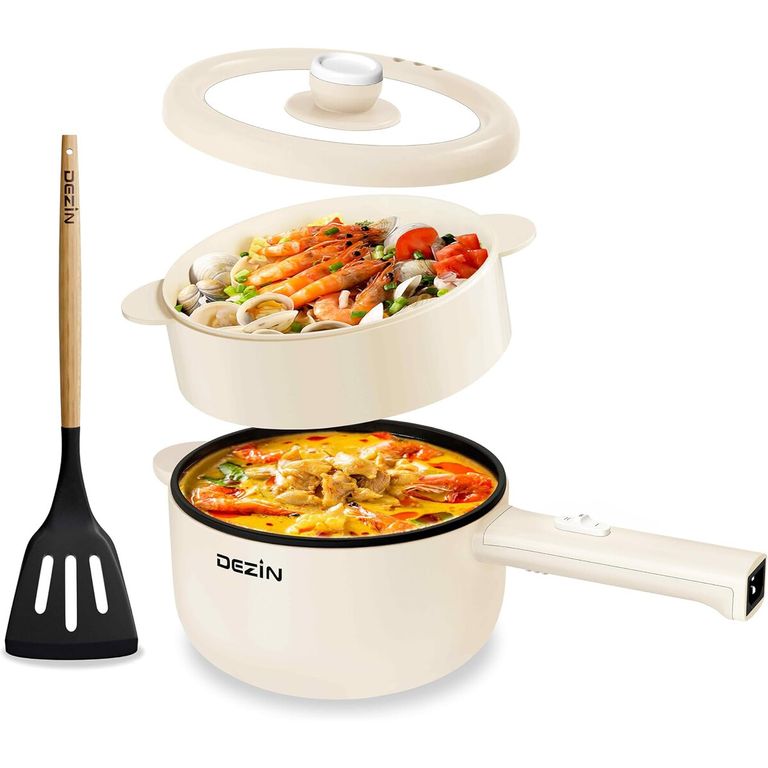 GENERICO Olla Eléctrica DEZIN 8151 2L Antiadherente 600W Para Dormitorio