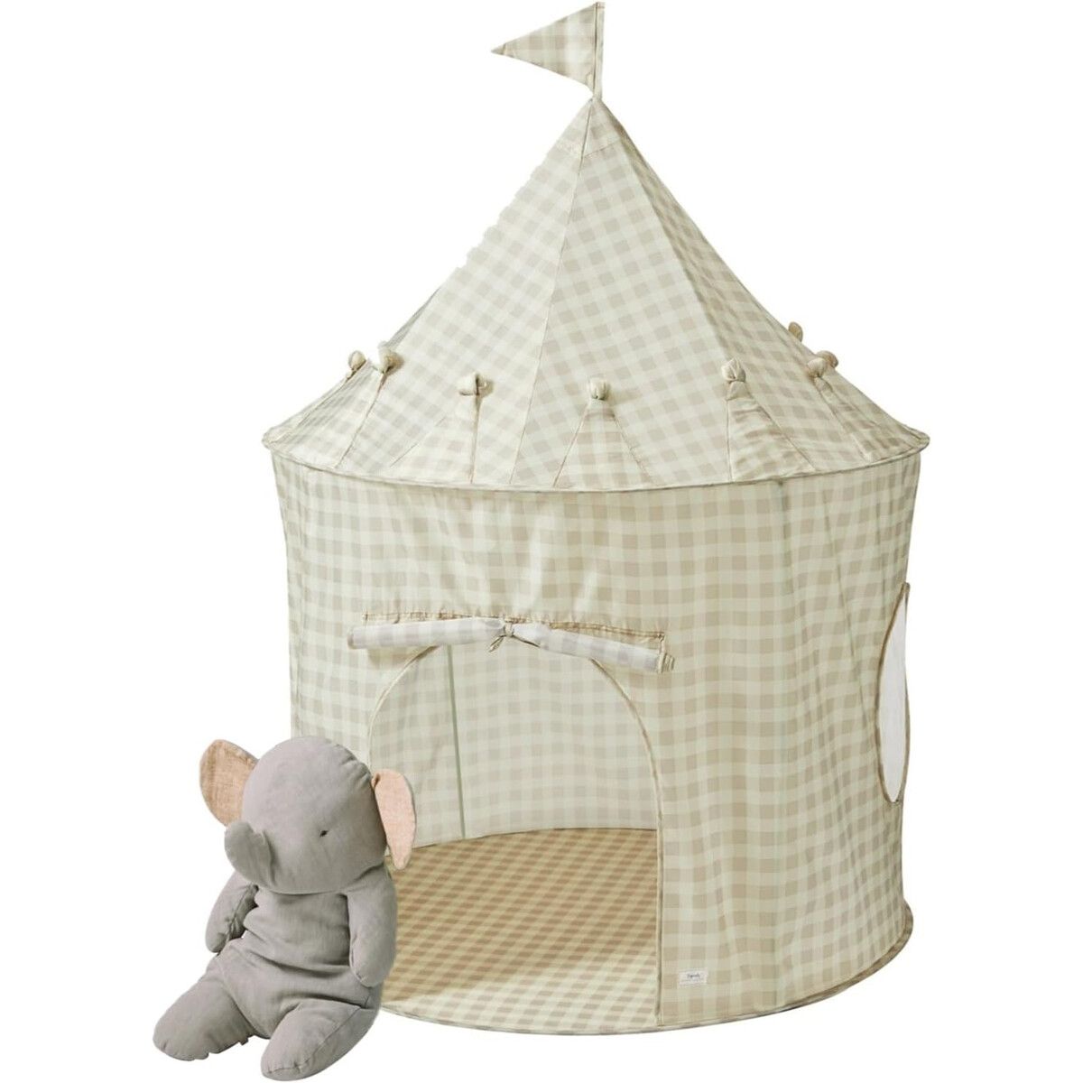 3 SPROUTS - Carpa 3 Sprouts Beige 100x100x135cm Poliéster Reciclado
