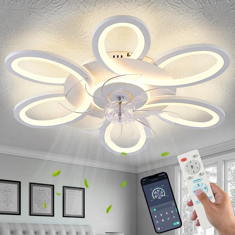 GENERICO Ventilador Techo Sijinchen SJCFSD18 25in MotorDC LED Remoto