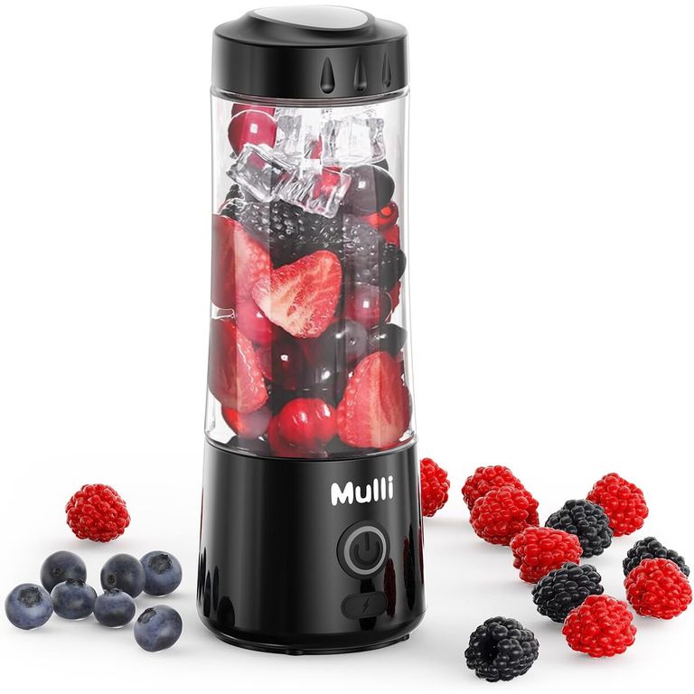 GENERICO Licuadora Portátil Mulli DC7SM 14oz 414ml USB 18000RPM