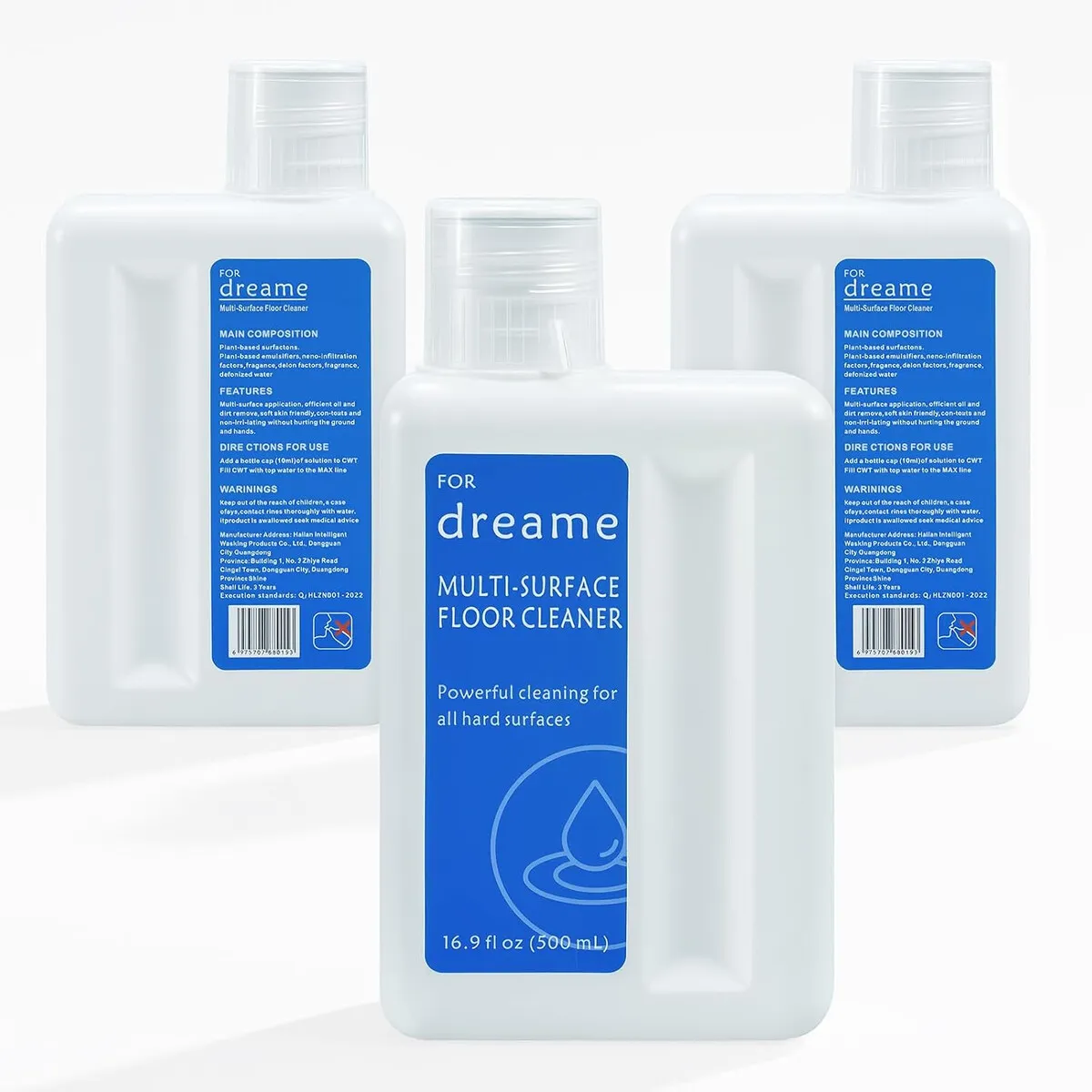 DREAME - Limpiador Multi Superficie Dreame 3x500ml Pack Compatible