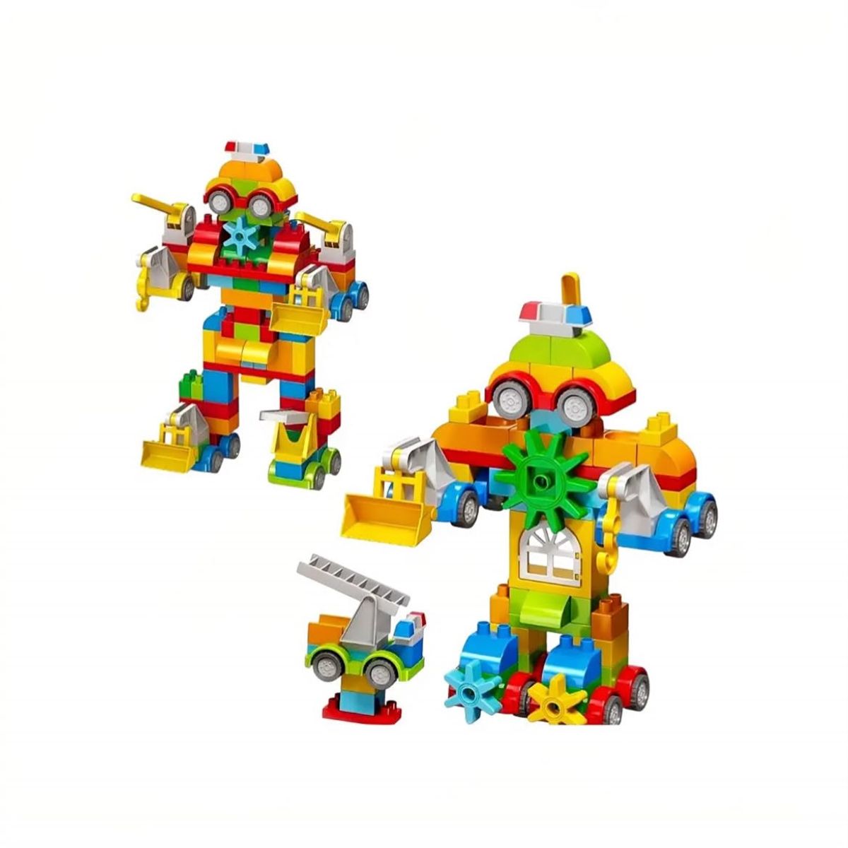 FSL - Juego De Bloques De Construcción 88 Piezas Robot Vehículos Educativo