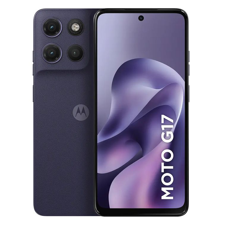 Celular Moto G17 128GB 4GB Helio G81 Evening Blue