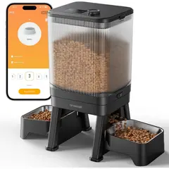 ONEISALL - Comedero Automático PF15 2 Gatos WiFi