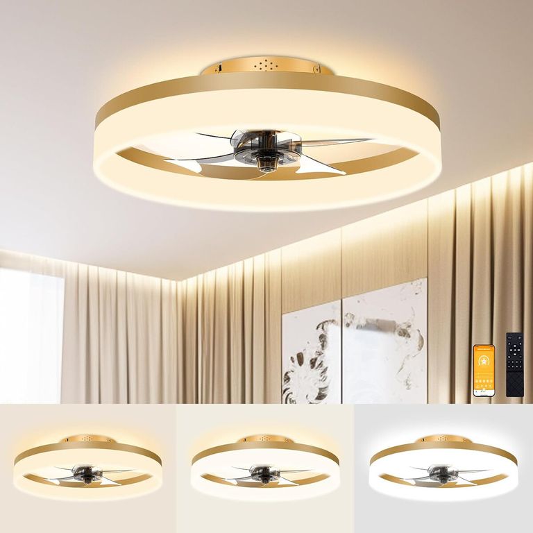 GENERICO Ventilador Techo VOLISUN 21171ZM 19 INCH LED 4320LM