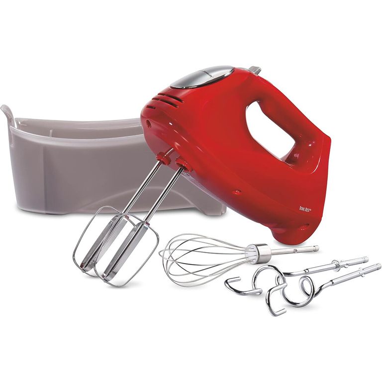 Batidora de mano 6 velocidades 275W Roja