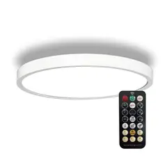 DRL - Foco Led Plafon Itd Sob. Redondo 18w Sensor Y Control Ip44