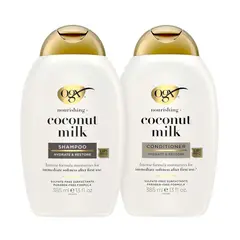 OGX - Shampoo y Acondicionador Coconut Milk 385ml Sin Sulfatos