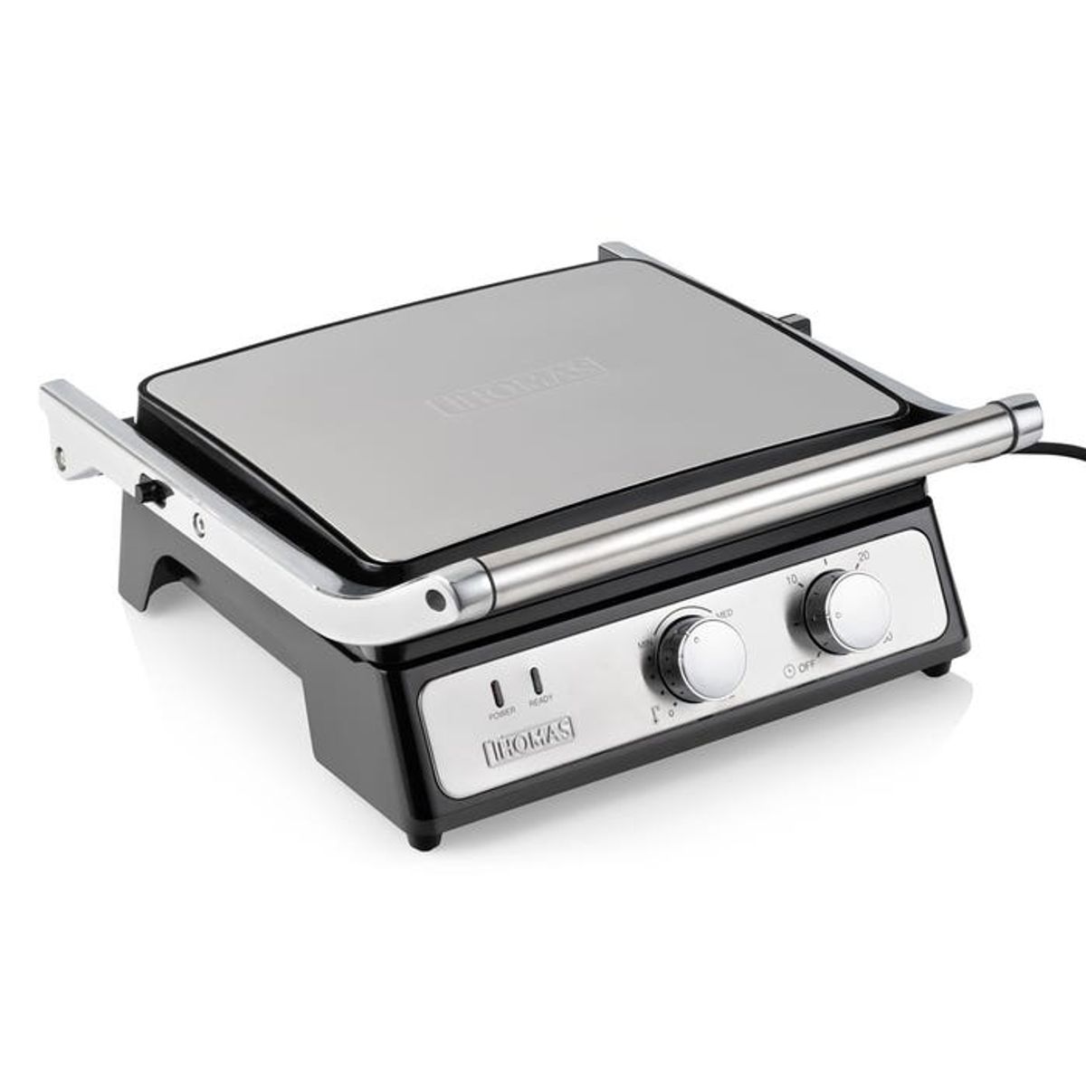 GENERICO - Sandwichera Grill 2 En 1 Th-980i Color Acero Potencia 2000 Watts