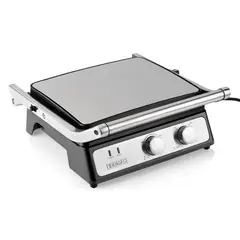 GENERICO - Sandwichera Grill 2 En 1 Th-980i Color Acero Potencia 2000 Watts