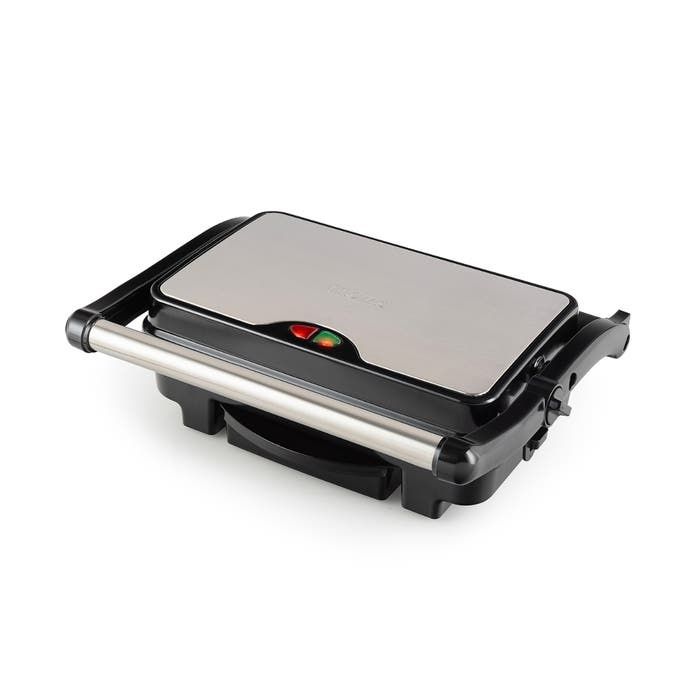 GENERICO Sandwichera PANINI TH-975 1500W Acero Gris Placas Antiadherentes Calentamiento Rápido