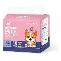 GENERICO - 10 Pañales, Pantalones Menstruales, Fisiológicos talla XL 54 - 66 cms
