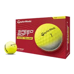 TAYLORMADE - Pelota Golf Speed Soft 12pk Amarilla Hi Vis