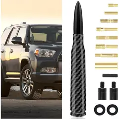 BULLET - Antena Junecarp Carbono 14 cm 9 Tornillos