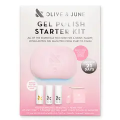 OLIVE - Kit Gel and June Lámpara LED 3 Esmaltes 21 Días