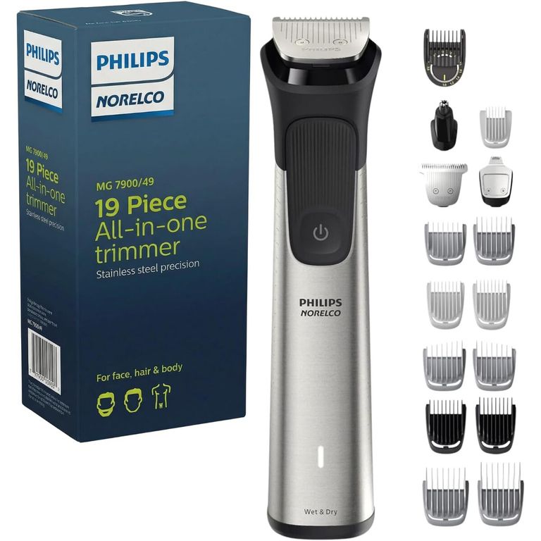 PHILIPS Recortadora Barba Multigroom 7000 21pc Impermeable