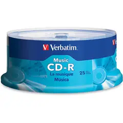 VERBATIM - CDR 700MB 80min 40X Pack 25 Música