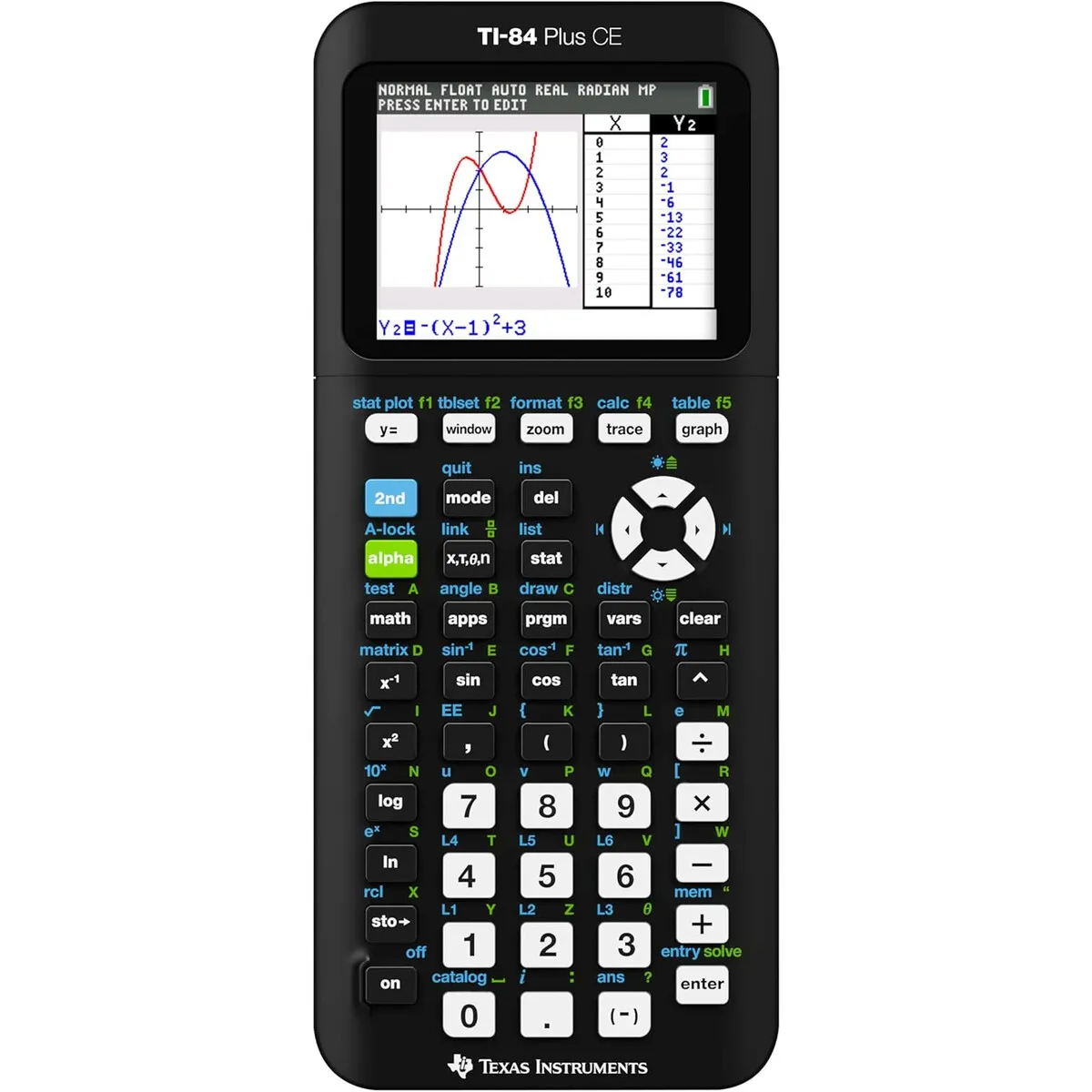 TEXAS - Calculadora Gráfica Texas Instruments TI84 Plus CE Color LED