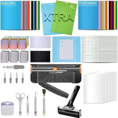 CRICUT - Kit Inicial LOPASA para Joy Xtra 8.5x12 Vinilo Herramientas