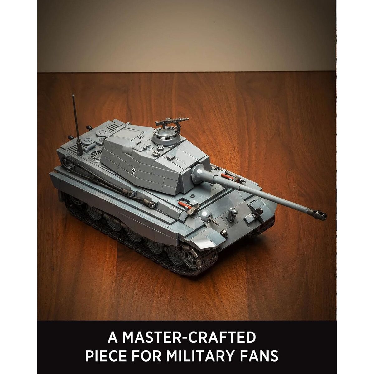 TIGER - Tanque Militar King Tiger II BOOLAKOS Set 1584 Piezas