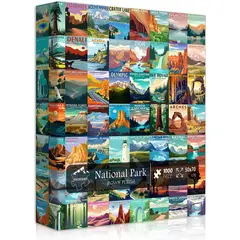 PUZZLE - 1000 Piezas PICKFORU Parques Nacionales 70x50cm