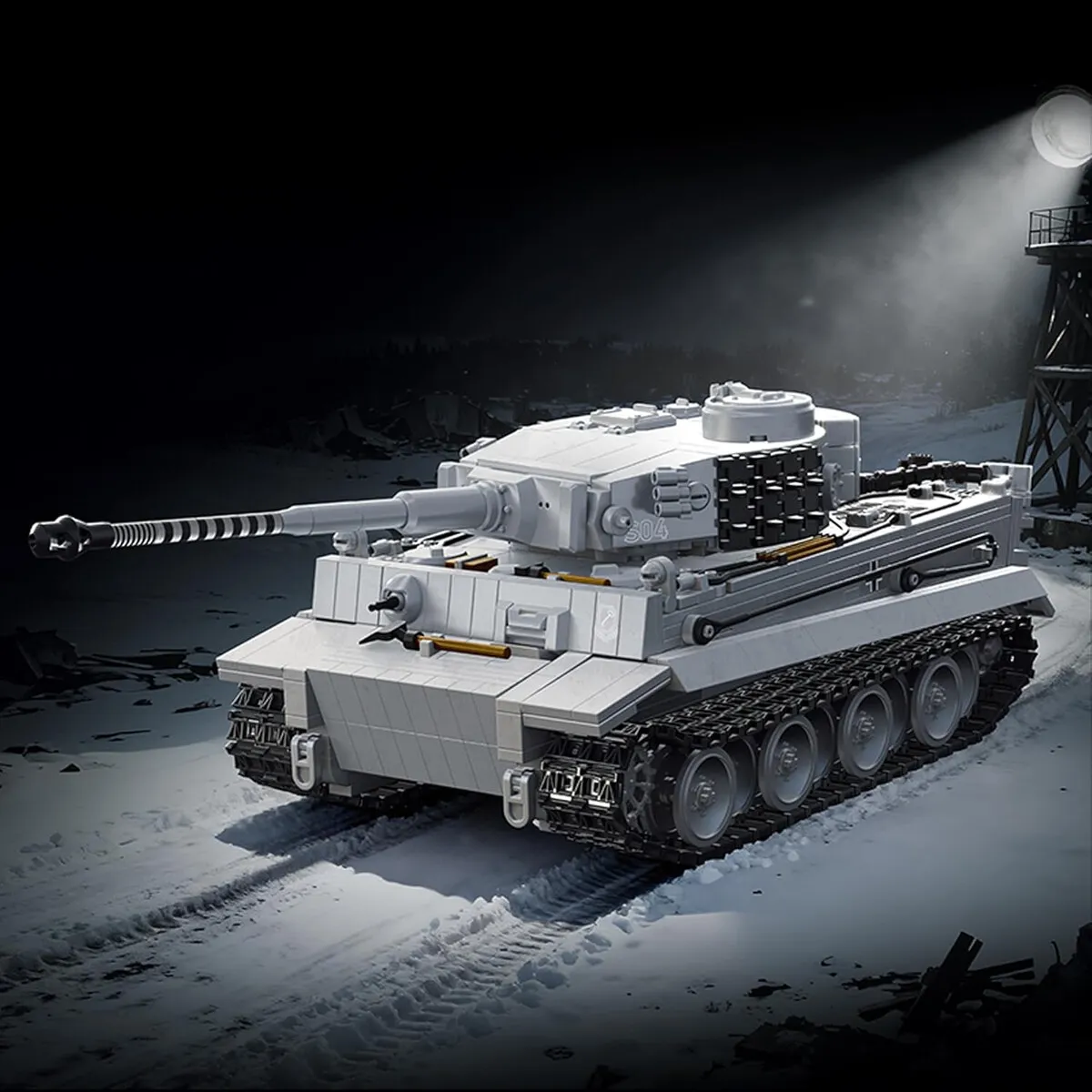 TIGER - Tanque Tiger Pesado S04 BrixVibe 128 Panzer VI 1544 Piezas