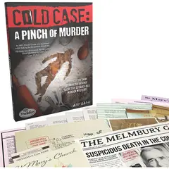 THINKFUN - Juego Cold Case A Pinch of Murder Misterio 14 Jugadores