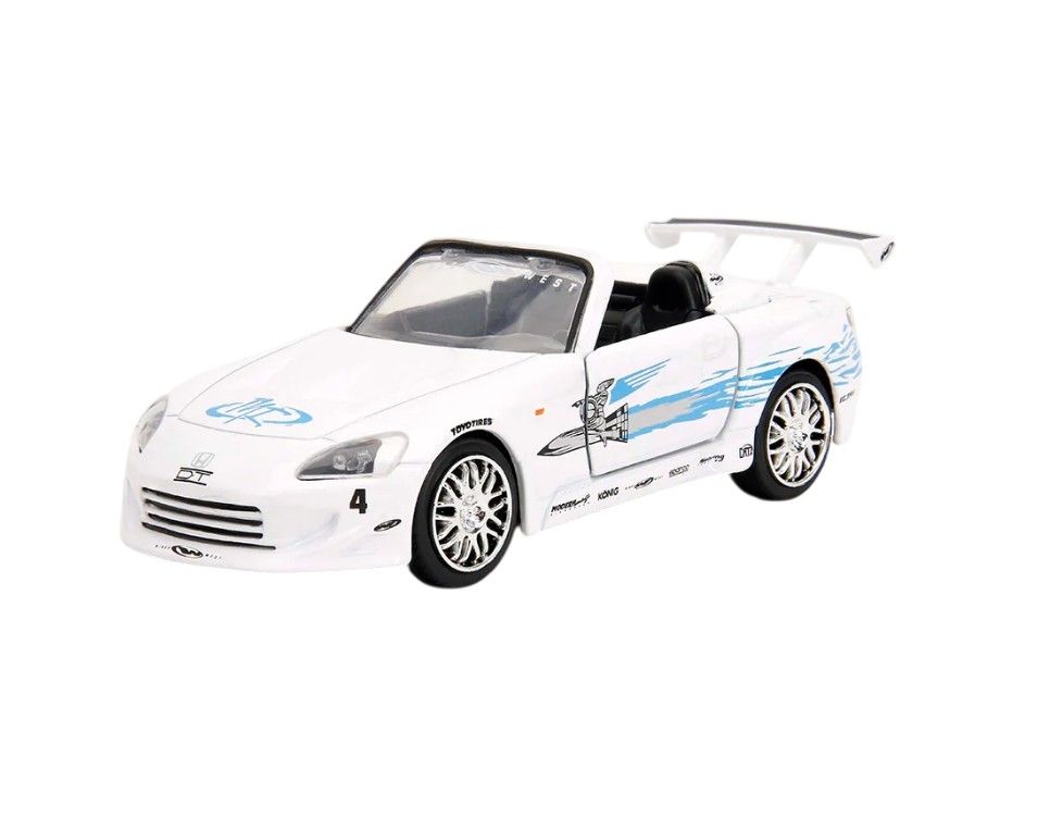 Auto Honda S2000 2001 Version 25 Anos Fast & Furious Marca Jada Escala 1:32