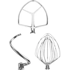 KITCHENAID - Set Accesorios Batidora Acero Inoxidable 7L