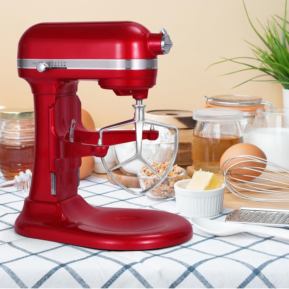 KITCHENAID - Set Accesorios Batidora Acero Inoxidable KitchenAid 7L