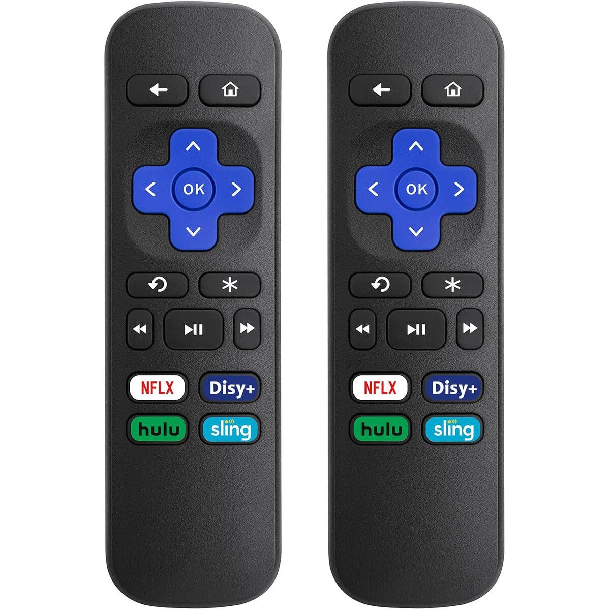ROKU - Control Remoto 2 Pack para Roku Express IR 4 Atajos