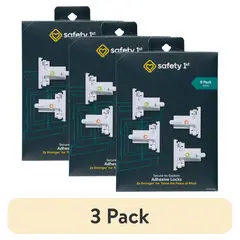 SAFETY 1ST - Seguro Adhesivo Pack 3x8 Cerradura Infantil