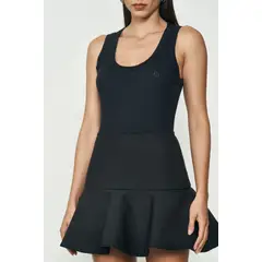 COLCCI - Blusa Musculosa Slim de Algodón Canalé Daily Básico Premium para Mujer