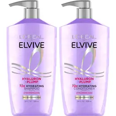 ELVIVE - Shampoo y Acondicionador LOreal Hyaluron Plump 828ml