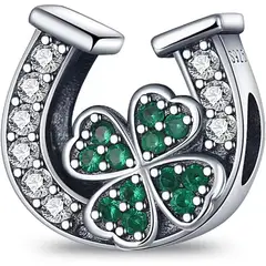 HERRADURA - Charm Trabol Plata 925 Compatible Pandora