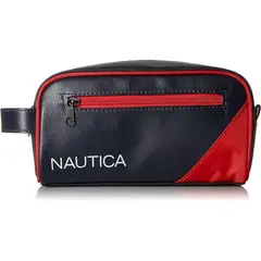 NAUTICA - Neceser Hombre Cuero Vegano 9x5x4cm Viaje
