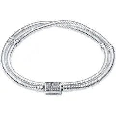 CADENA - Pulsera KUNSIR Plata 925 Doble Snake