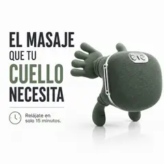 MOVI - MASAJEADOR DE CUELLO Y HOMBROS CON MANOS RELIVA™ - ALIVIO PROFUNDO DISEÑO ERGONÓMICO PARA USO DIARIO