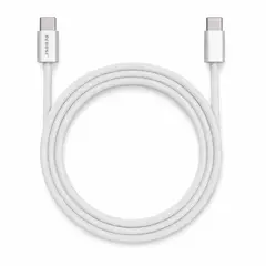 GENERICO - Cable Tipo C a Tipo C 240W PD Blanco de 2 Metros