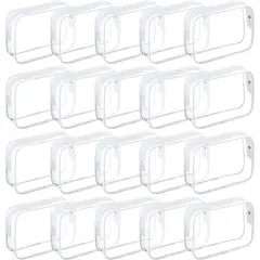 GENERICO - Neceser Transparente Tergy 20 Unidades PVC 20x6x14cm