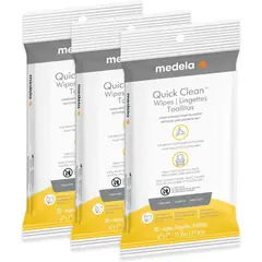 MEDELA - Toallitas Quick Clean 90 Unidades Limpieza Extractor