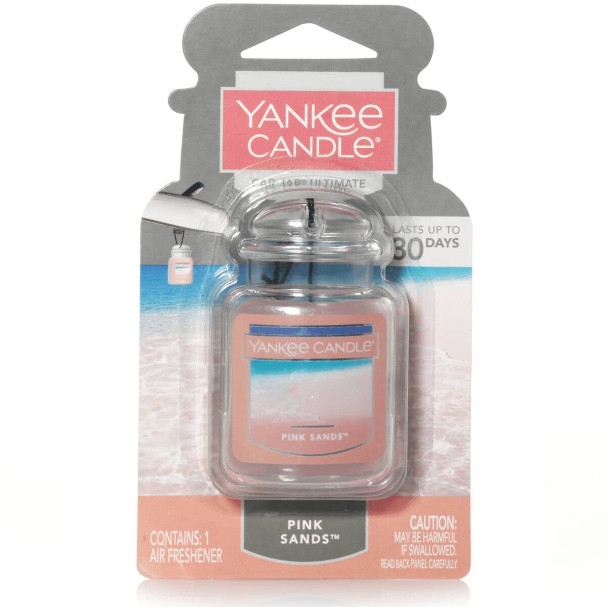 YANKEE CANDLE - Aromatizante Auto Yankee Candle Car Jar Pink Sands 1 Unidad