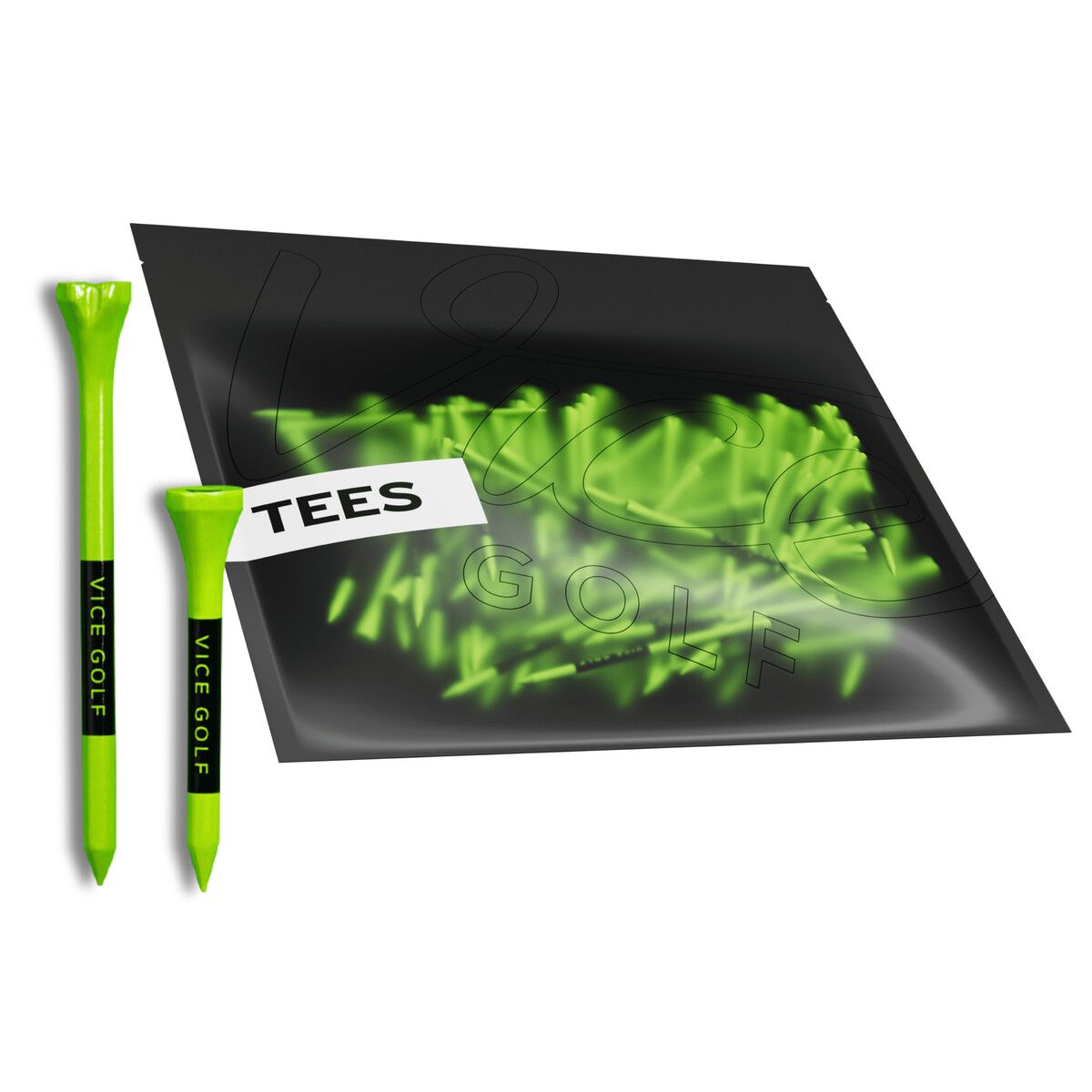 BAMBOO - Tees Golf Vice Bamboo 75 Unidades Verde 3.32.1cm Eco