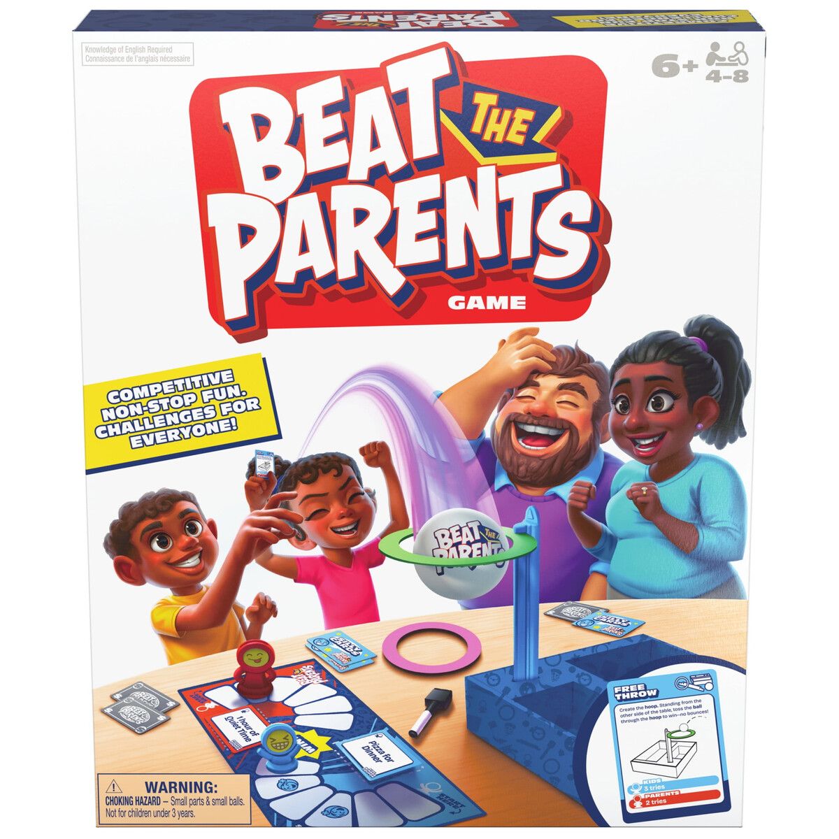 SPIN MASTER - Juego de Mesa Spin Master Beat the Parents 2025 48 Jugadores