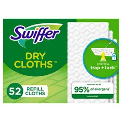 SWIFFER - Paños Secos Sweeper Repuesto 52 Unidades Multisuperficie