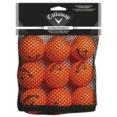 HX - Pelotas Golf Callaway SoftFlight Espuma Naranja 9 Unidades