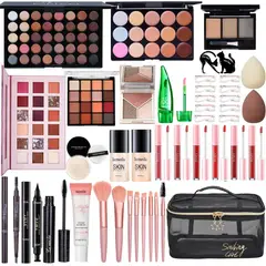 ALL - Set Maquillaje Completo CHAFFUL in One con Brochas