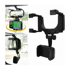 MOVI - Soporte Universal de Celular para Espejo Retrovisor Giro 360°